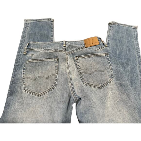 American Eagle AirFlex+ Temp Tech Straight Jean, Men's Size 29x30, Medium Indigo - Picture 6 of 8